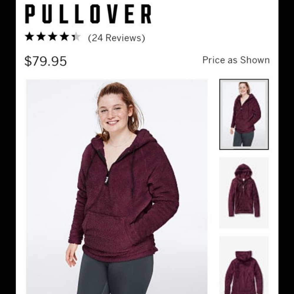 Pink Victoria Secret Sherpa